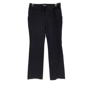 Paige Women's 28 Black High Rise Straight Leg Trouser Pants Work Casual J3-4